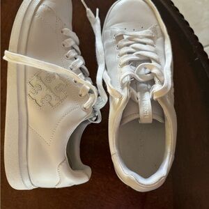 White Tory Burch Sneakers used once